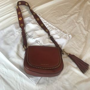 Michael Kors cross bag maroon authentic